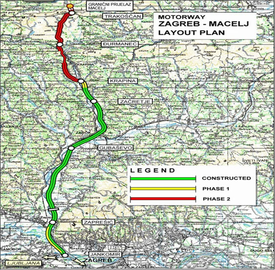 La Croazia termina la realizzazione dell'autostrada Zagabria-Macelj