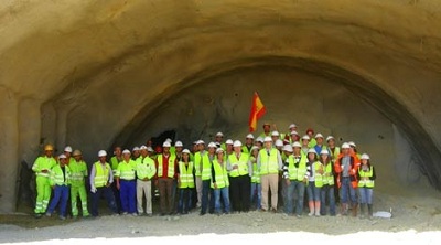 Spagna � Concluso lo scavo del tunnel ferroviario di Archidona