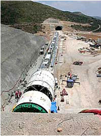 Inizia lo scavo con la TBM del tunnel di La Cabrera sulla linea ferroviaria AV Madrid-Valencia