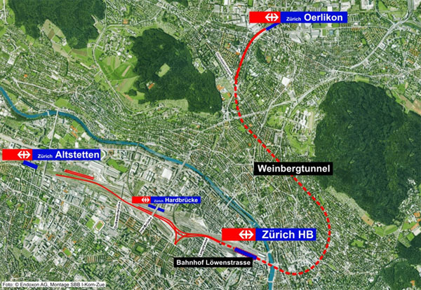 La Costruzione della Linea DML a Zurigo parte ufficialmente