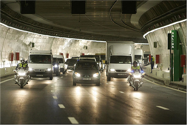 Aperto il Tunnel Sud sulla Variante Sud della M-30 a Madrid